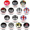 4pcs 52mm Car Wheel Center Cap Sticker Hub Cap Decal For MINI JHON COOPERR50 R52 F56 R53 F60 R57 R58 R59 R60 S Auto Accessories