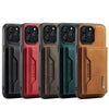 2 In 1 Detachable Magnetic Leather Case for IPhone 13 12 14 11 Pro Max Xs XR 7 8 Plus Se2020 Wallet Cover Cards Holder Pocket