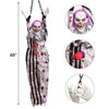 Electric Voice-activated Hanging Ghost Clown Hanging Ghost Halloween Decoration Props