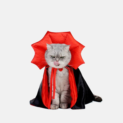 Halloween Costumes Cosplay Vampire Cloak For Small Dog Cat Kitten Puppy Dress Kawaii Pet Clothes Cat Accessoties Gift