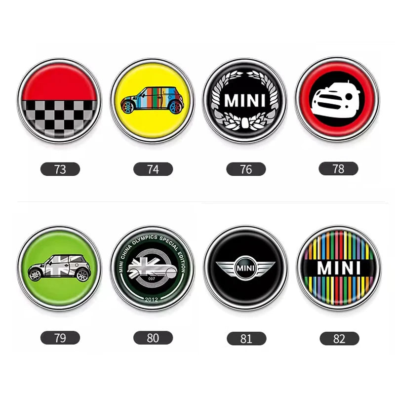 Metal Car Side Rear Sticker Window Badge for MINI COOPER JCW F56 F60 R60 R61 F60 Cooper S Countryman Paceman Decoration