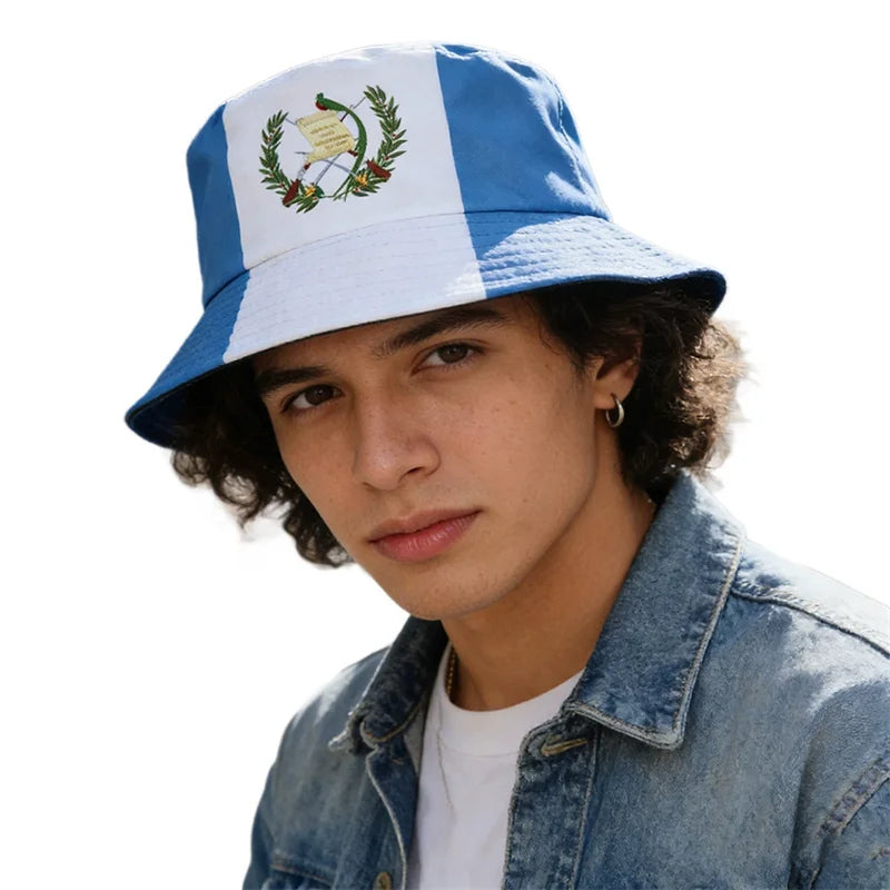 Countries National Flag Bucket Hat Men Women Football Fan Party Football Cup Reversible Sun Hat Soccer Fans