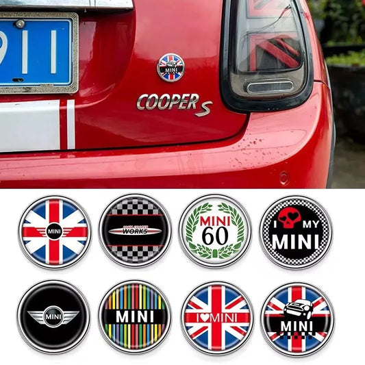Metal Car Side Rear Sticker Window Badge for MINI COOPER JCW F56 F60 R60 R61 F60 Cooper S Countryman Paceman Decoration