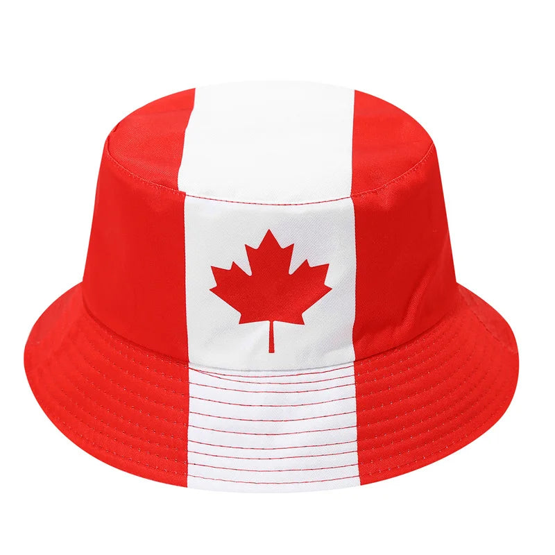 Countries National Flag Bucket Hat Men Women Football Fan Party Football Cup Reversible Sun Hat Soccer Fans