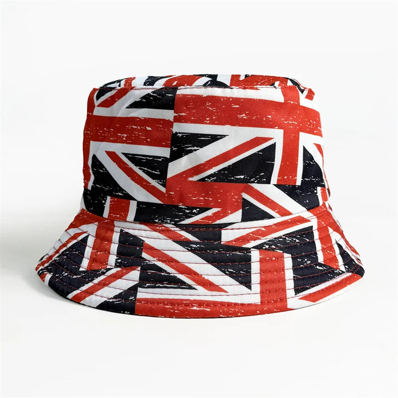 Countries National Flag Bucket Hat Men Women Football Fan Party Football Cup Reversible Sun Hat Soccer Fans