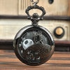 Quarzt Pocket Watch with Chain Necklace Vintage Quartz Pendant Watches Clock Chain Mens Women