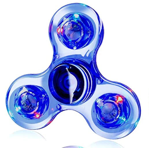 Fidget Spinner Luminous Finger Toy Hand Spinner Stress Reduction and Anxiety Relief Party Favors for Kids Adults