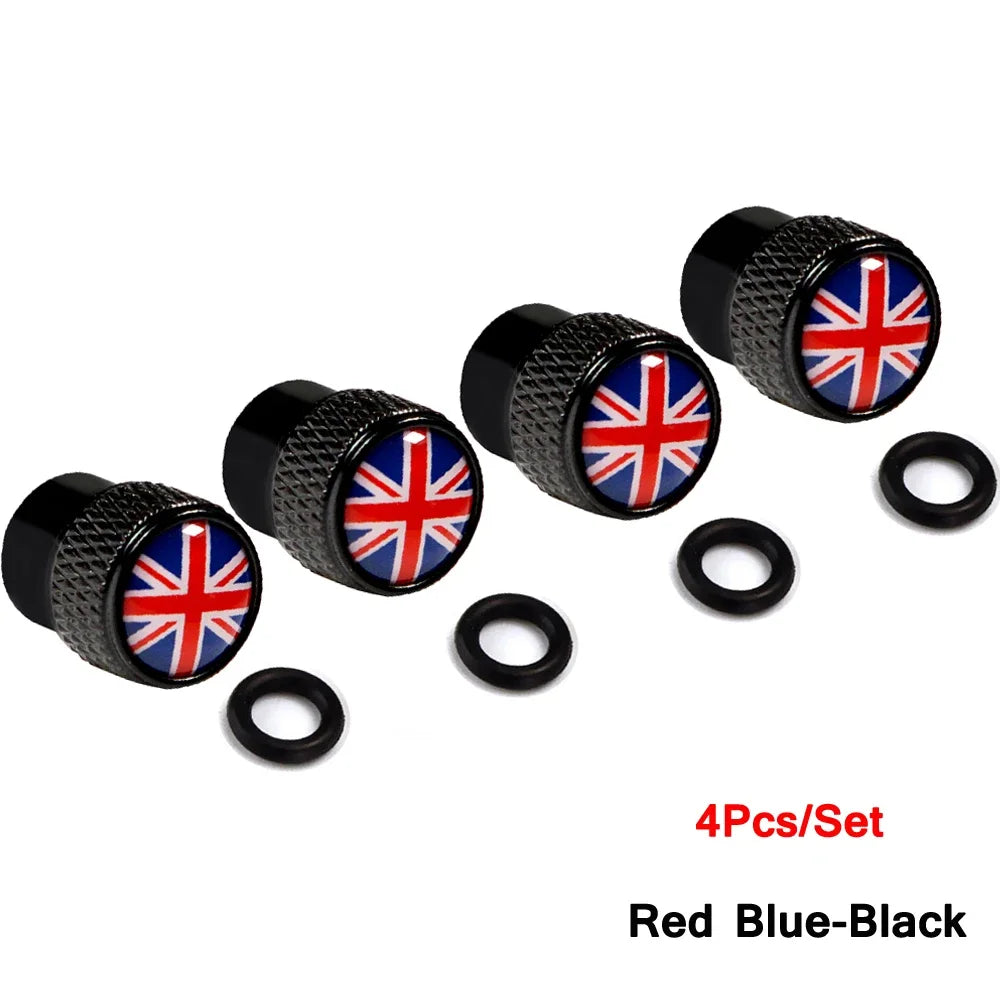 Tire Valve Caps Universal Fits All Cars Trucks SUV Bike Bicycle Motorcycle Car Aluminum Alloy Tyre Valve Dust Covers