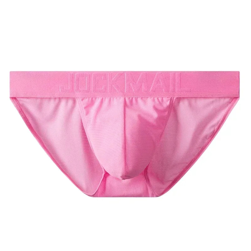 Sexy Man's Underwear Briefs Underpants Nylon Mesh Quick Dry Men's Briefs Bikini Slip Men's Tanga Briefs Nylon SPANDEX