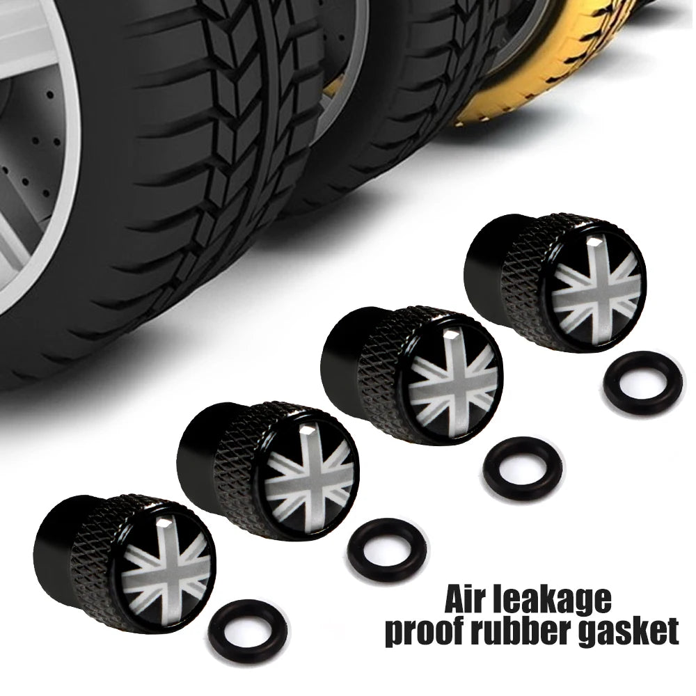 Tire Valve Caps Universal Fits All Cars Trucks SUV Bike Bicycle Motorcycle Car Aluminum Alloy Tyre Valve Dust Covers