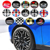 4Pcs 54mm Car Wheel Center Cover Rim Cover Badge Wheel Badge For Mini Cooper One S JCW Countryman R56 R50 R53 R55 R57 R60 F55