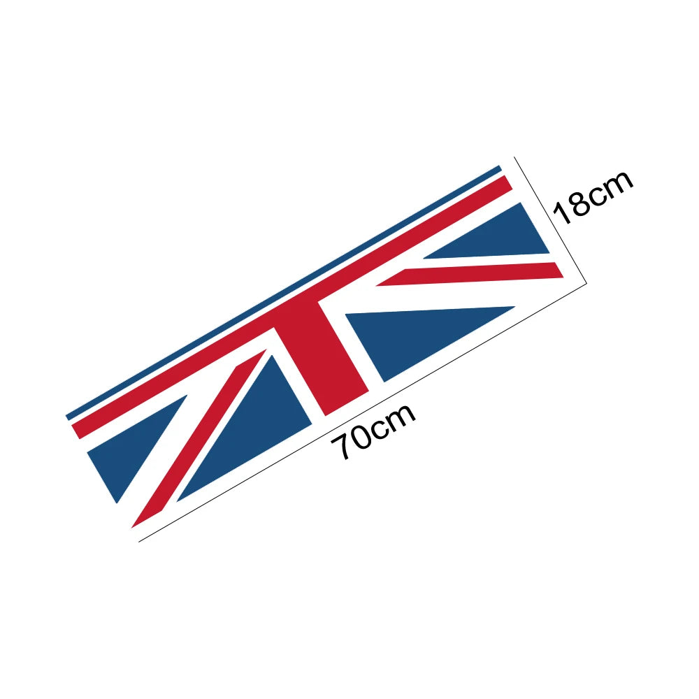 Car Rear Trunk Decor Decal Stickers Union Jack For Mini Cooper One JCW S Clubman F60 R60 R55 Countryman Car Styling Accessories