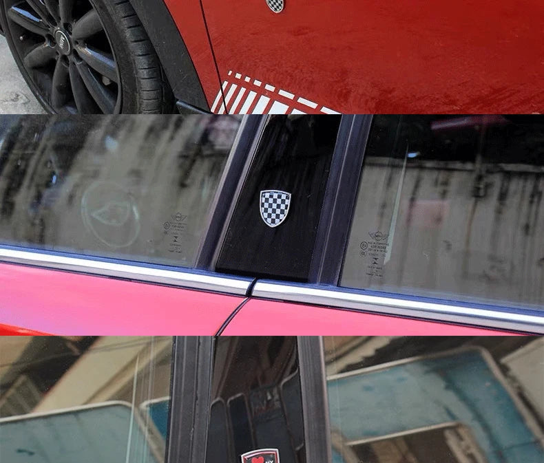 Car Body Decorative Sticker Metal Modification Accessories For MINI ONE COOPER S JCW R55 R56 R60 R61 F54 F55 F56 F57 F60