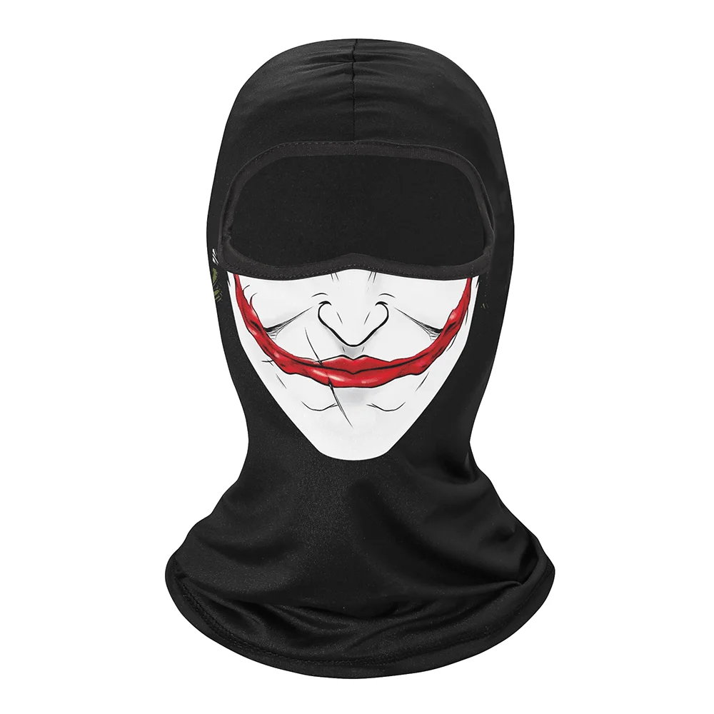 Face Mask Clown Ghost Skull Mask, Breathable Windproof, UV Sun Dust Protective Full Face Cover For Summer Sprin