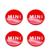 4pcs 52mm Car Wheel Center Cap Sticker Hub Cap Decal For MINI JHON COOPERR50 R52 F56 R53 F60 R57 R58 R59 R60 S Auto Accessories