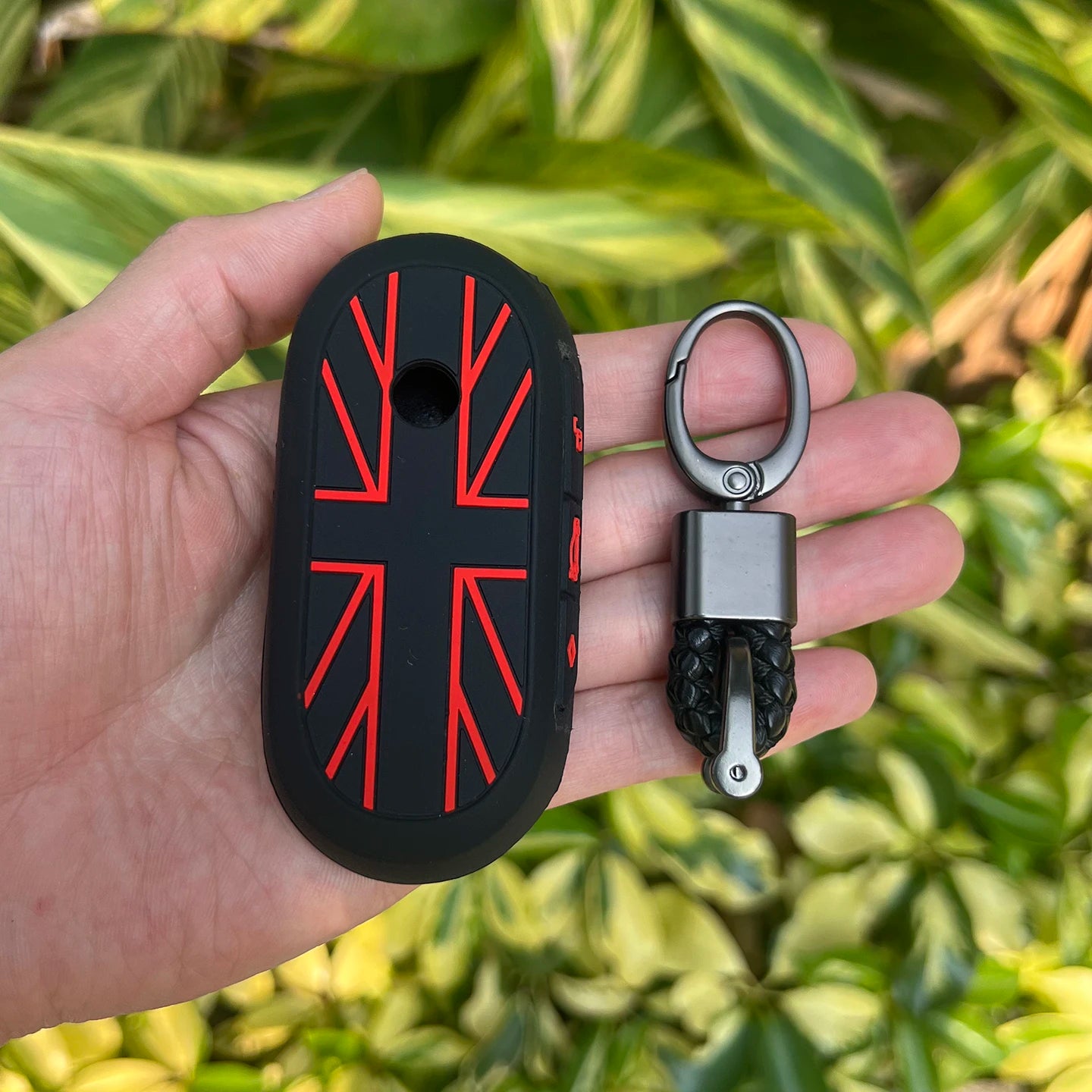 Car Key Case Protector for Mini Cooper U25 F65 F66 F67 J01 J05 Countryman Rubber Remote Cover Bag Keychain Accessories
