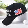 Donald Trump Cap Make America Great Again Trump Baseball Cap  Red White Adjustable Embroidered American USA Flag Cap