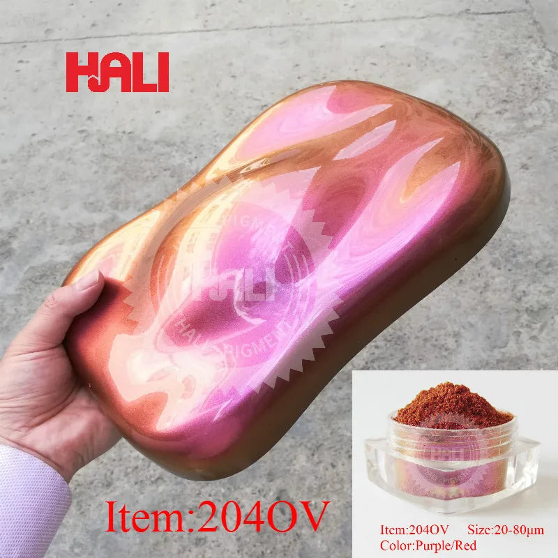 Chameleon pigment powder color shift mica pigment,color flip pigment item:4815 color:red/violet/blue