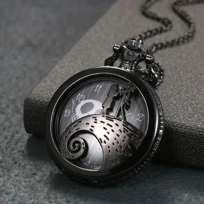 Quarzt Pocket Watch with Chain Necklace Vintage Quartz Pendant Watches Clock Chain Mens Women