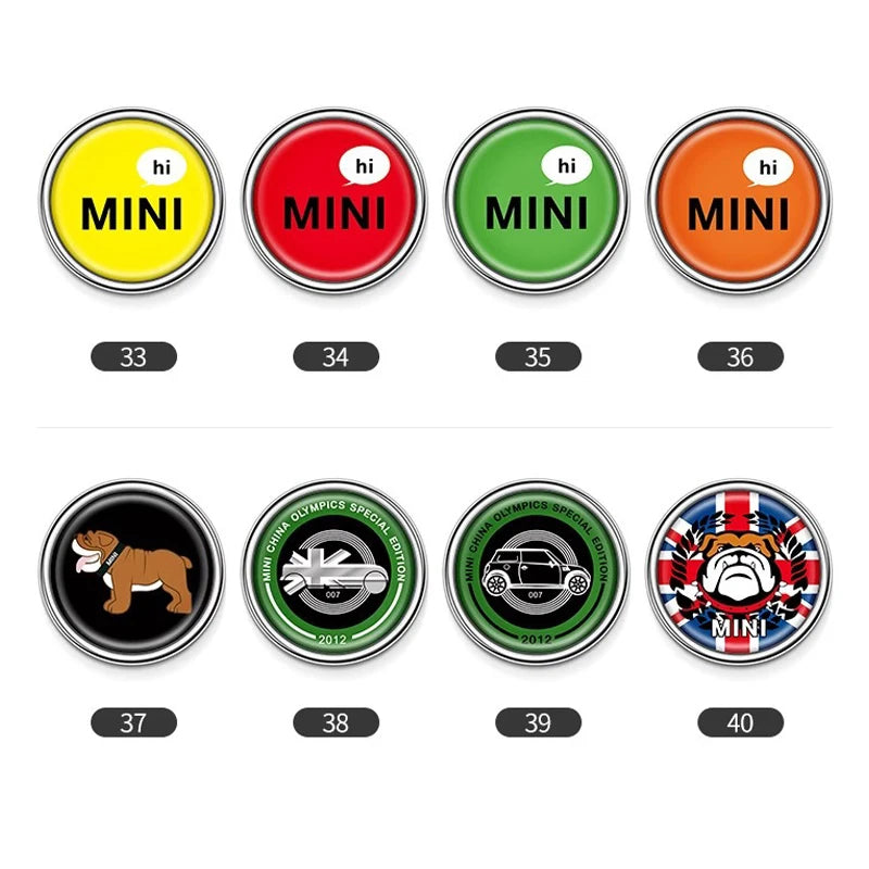 Metal Car Side Rear Sticker Window Badge for MINI COOPER JCW F56 F60 R60 R61 F60 Cooper S Countryman Paceman Decoration