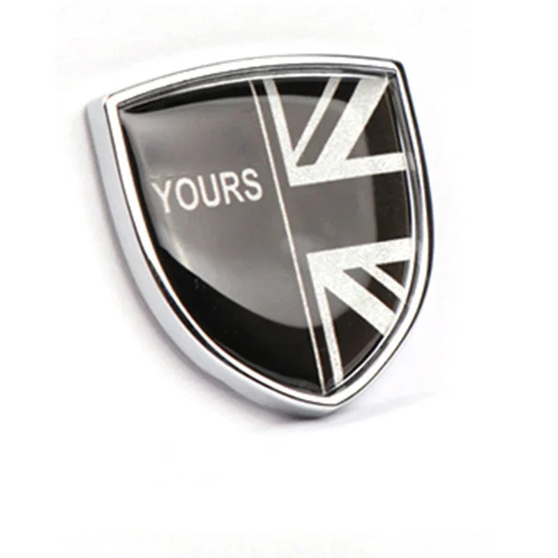 3D Adhesive Drop Process Metal Body Stickers For Mini Cooper R56 F55 Countryman Car Decals Cover Body Badge Stickers Emblem