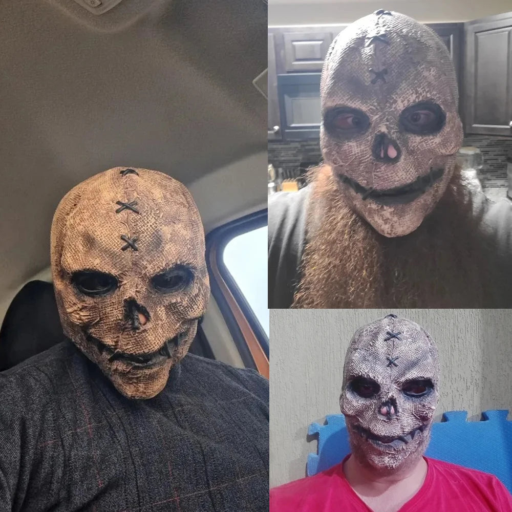 Halloween Horror Killer Skull Mask Cosplay Scary Skeleton Haunted Halloween Party Costume Props