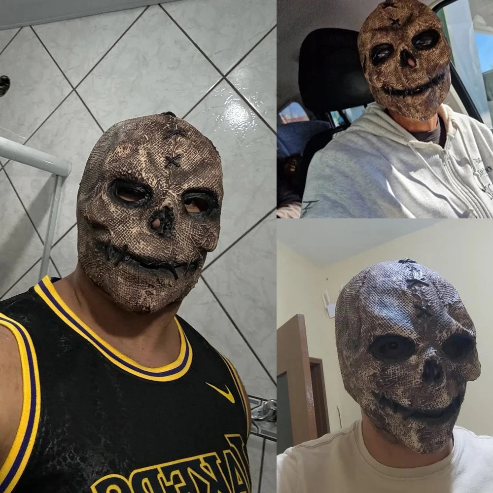 Halloween Horror Killer Skull Mask Cosplay Scary Skeleton Haunted Halloween Party Costume Props