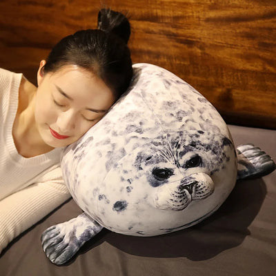 Plush Foca Gorda Seal Toy Stuffed Animal Foca Guatona Peluche Soft Doll Sleeping Pillow Cute Sea Lion Doll