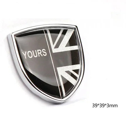 3D Adhesive Drop Process Metal Body Stickers For Mini Cooper R56 F55 Countryman Car Decals Cover Body Badge Stickers Emblem
