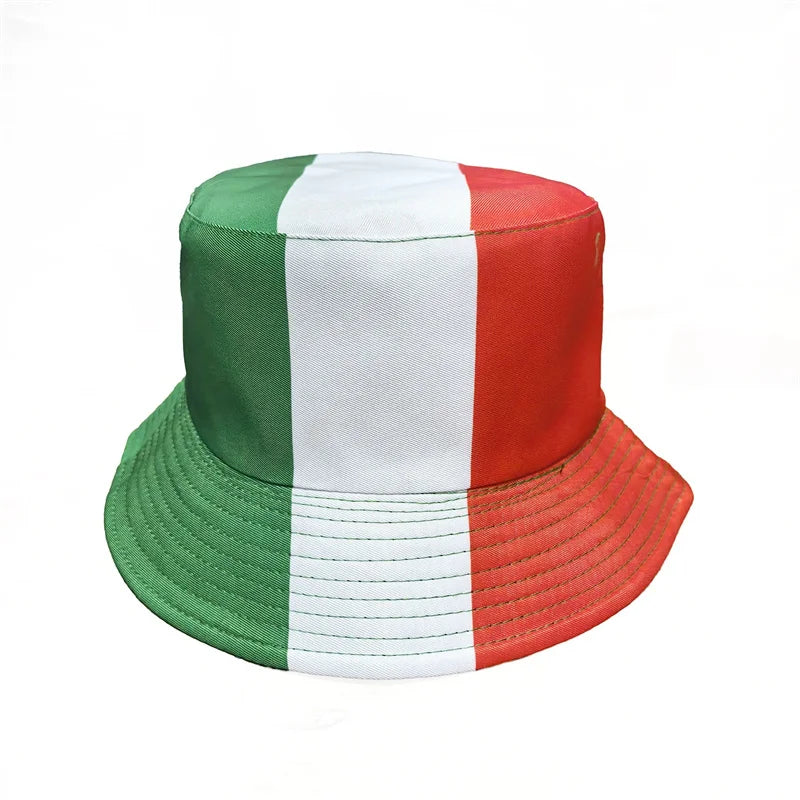 Countries National Flag Bucket Hat Men Women Football Fan Party Football Cup Reversible Sun Hat Soccer Fans