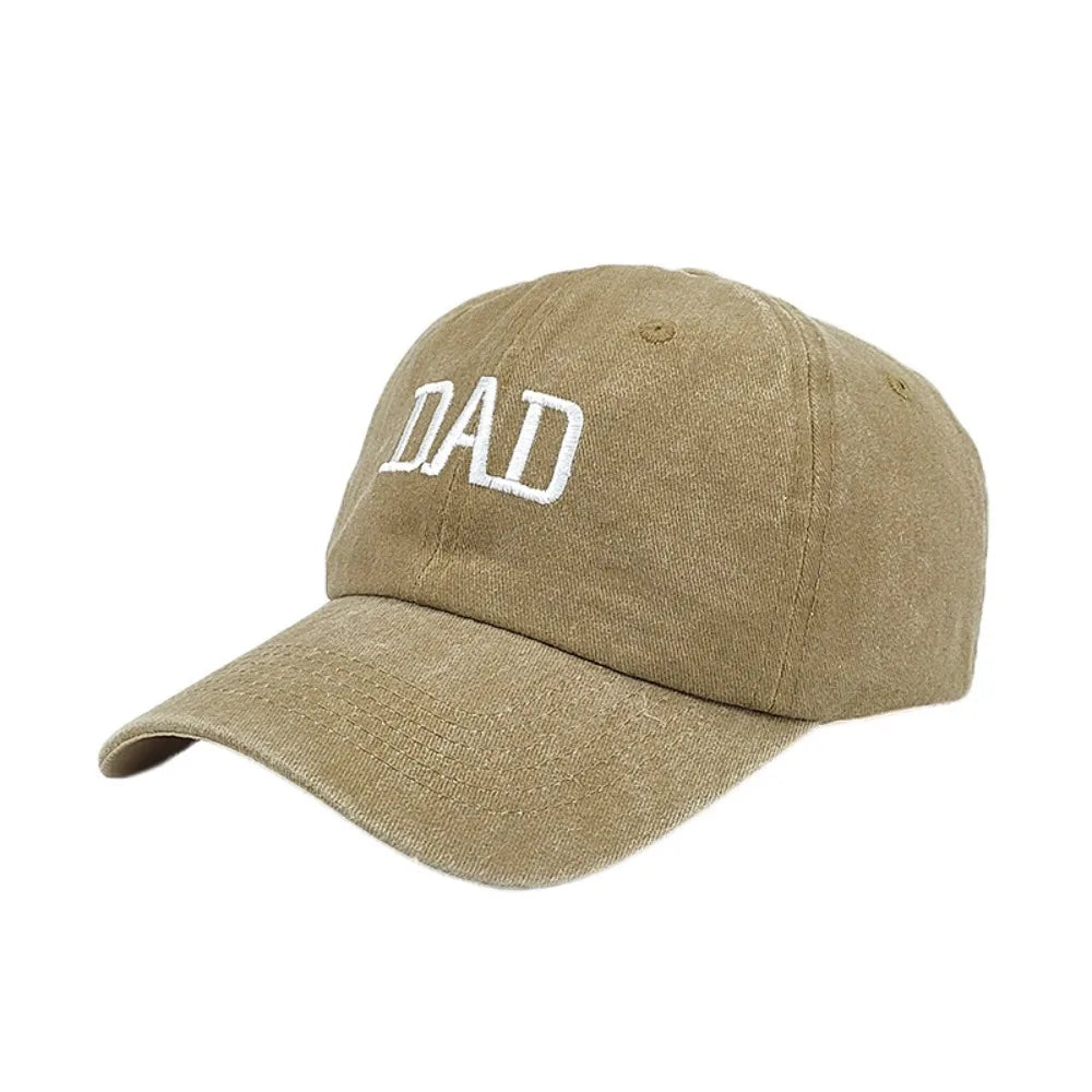 DAD MOM Embroidery Baseball Caps Vintage Adjustable Distressed Faded Cap Hiphop Baseball Hats