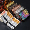 Metal Cigarette Case for 14 Cigarettes, Portable Pocket Tobacco Case, Cigarette Holder, Storage Box