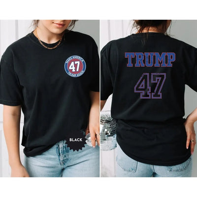 Trump 2024 Shirt Donald Trump Election T-Shirt Presidential Election TShirts Trump 47 47th President Shirt