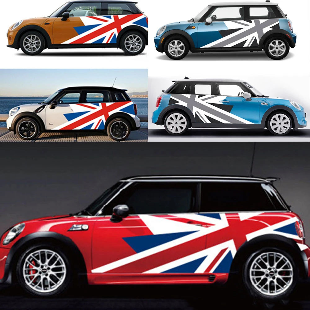 Car Exterior Door Side Body Stickers Decal For MINI Cooper Countryman R60 R55 R56 F55 F56 F60 Car Styling Accessories