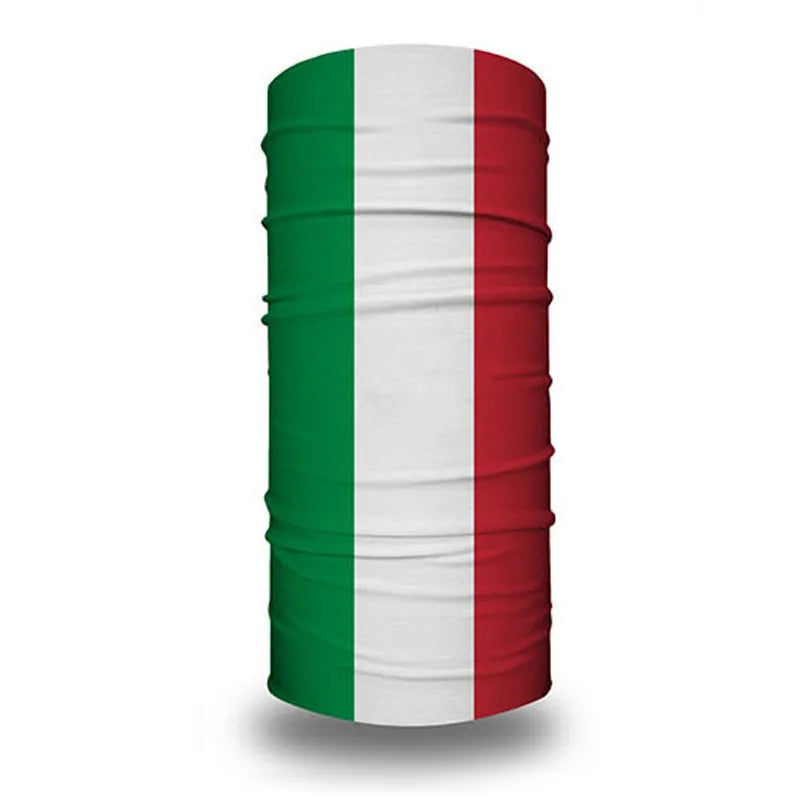 world mask Flag 20x45cm Football cup fans' seamless magic headscarf cycling windproof mask Banner Event Garlands decoration