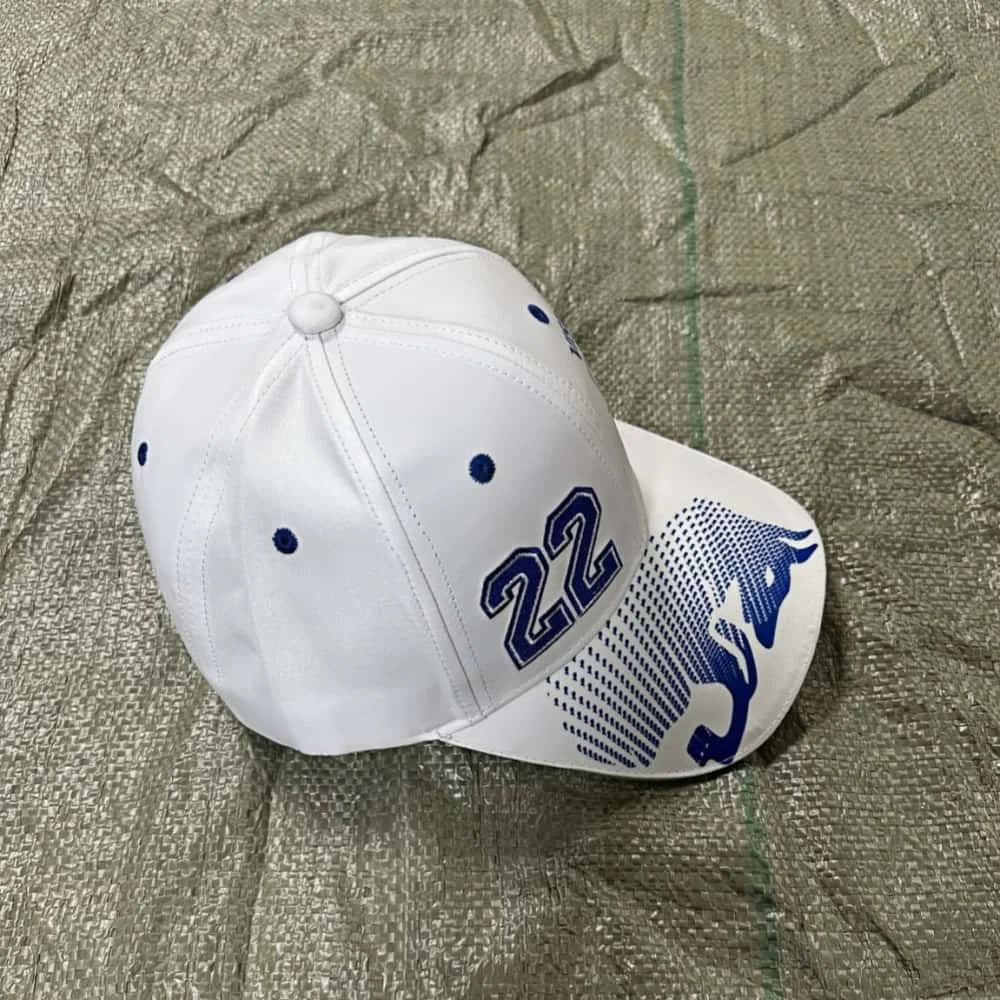 22 Red Bull Hat Red Bull Racing Hat Men's and Women's Summer Bent Red Bull Baseball Hat