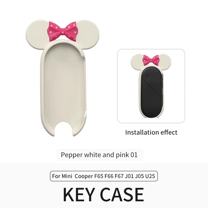 Car Key Case Protection Cover Shell For Mini Cooper S JCW F65 F66 F67 E/SE J01 Aceman J05 U25 Countryman Key Cover Accessories