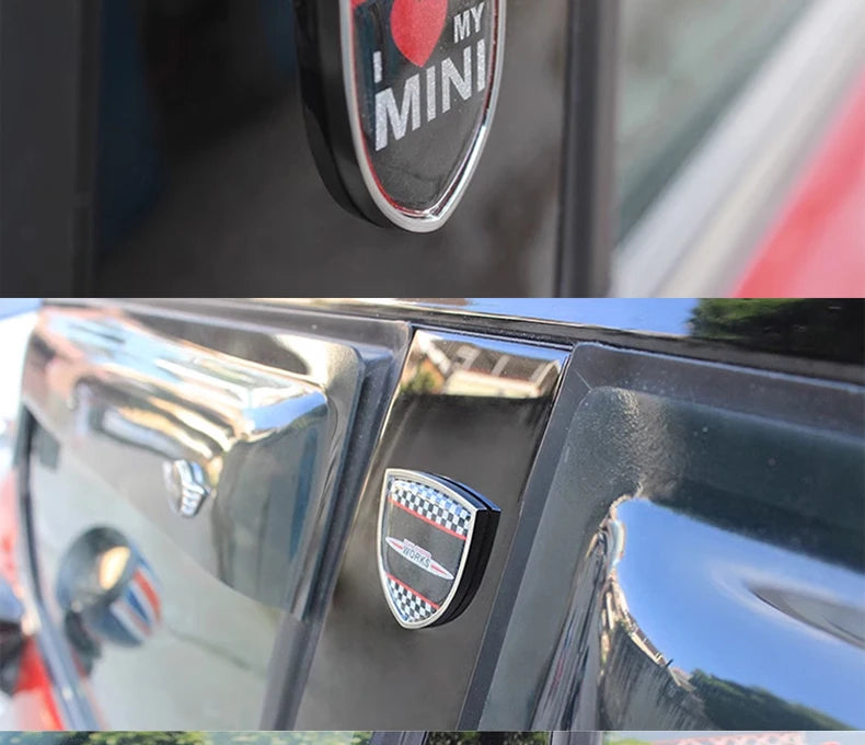 Car Body Decorative Sticker Metal Modification Accessories For MINI ONE COOPER S JCW R55 R56 R60 R61 F54 F55 F56 F57 F60