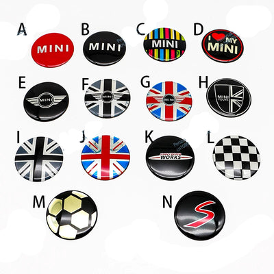 4Pcs 54mm Car Wheel Center Cover Rim Cover Badge Wheel Badge For Mini Cooper One S JCW Countryman R56 R50 R53 R55 R57 R60 F55