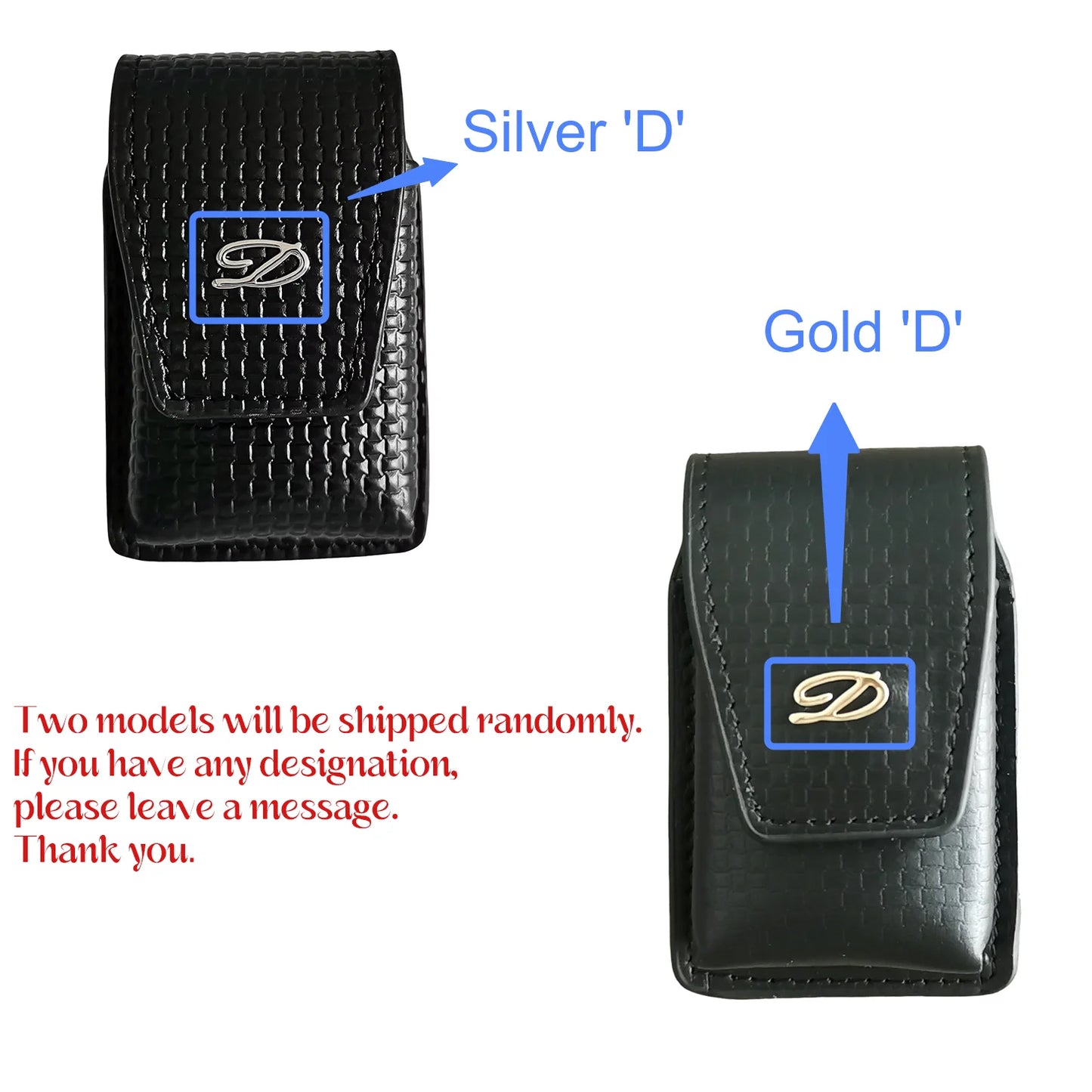 Leather Lighter Case for Dupont Zippo Lighter Handmade Belt Bag Men Cigar Lighter Protection