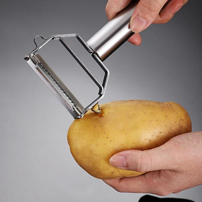 Vegetable Peeler Stainless Steel Double-Head Peeler Household Multiple-Function Fruit And Vegetable Peeler