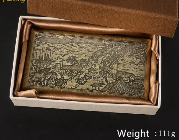 New 1 Retro Antiqued Bronze Cigarette Case 20pcs Capacity Cigarette Box Metal Cigarette Bag Outdoor Cigarette Storage