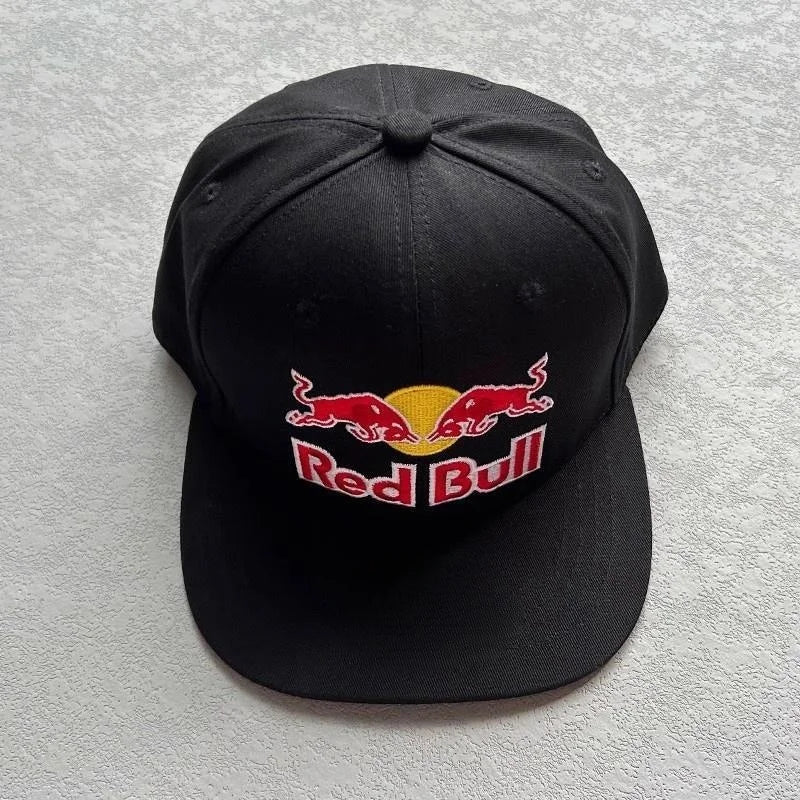 Red Bull baseball cap for spring and autumn outdoor adjustable casual hat, sun protection hat