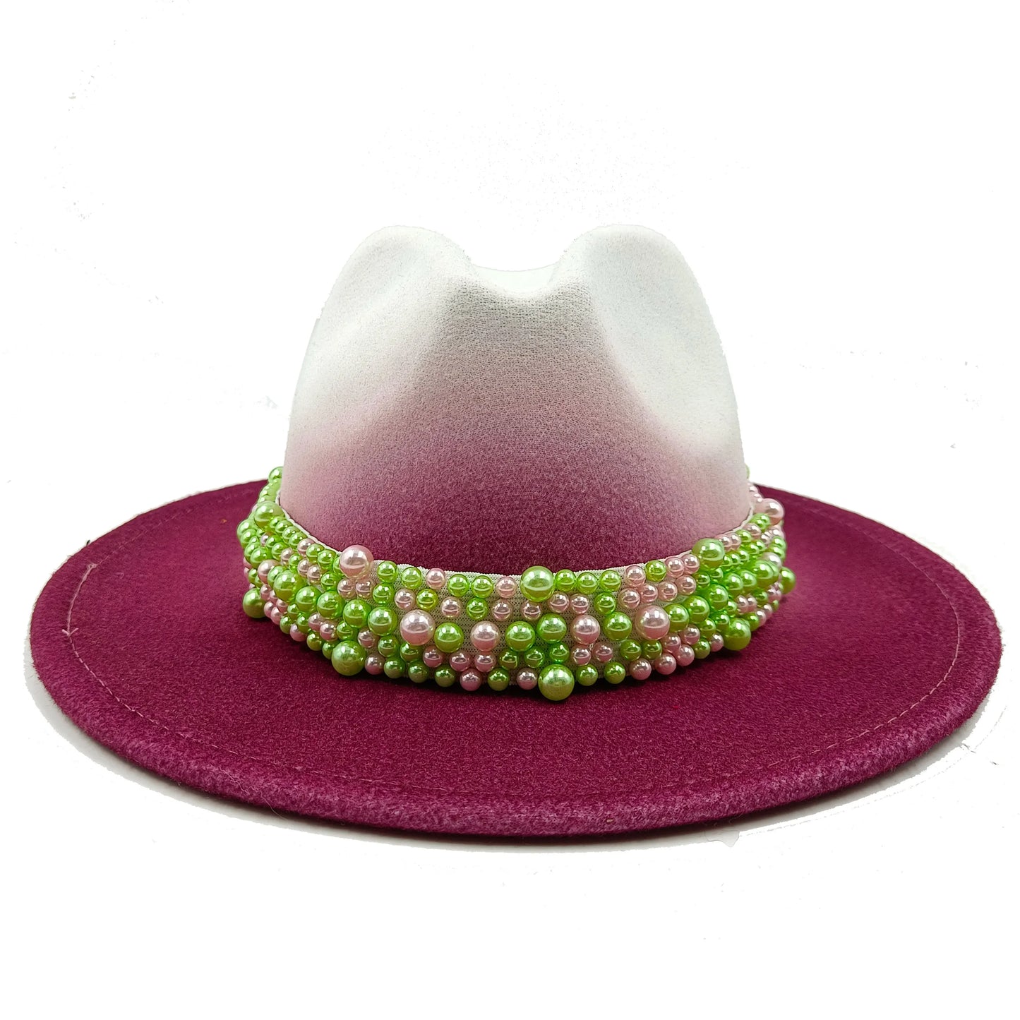 Fedora hat neutral wide brim jazz hat feather belt autumn and winter british vintage panama hat