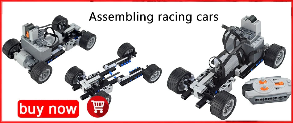 Technical parts Motor multi power functions 8293 8883 tool servo train motor PF model sets building blocks