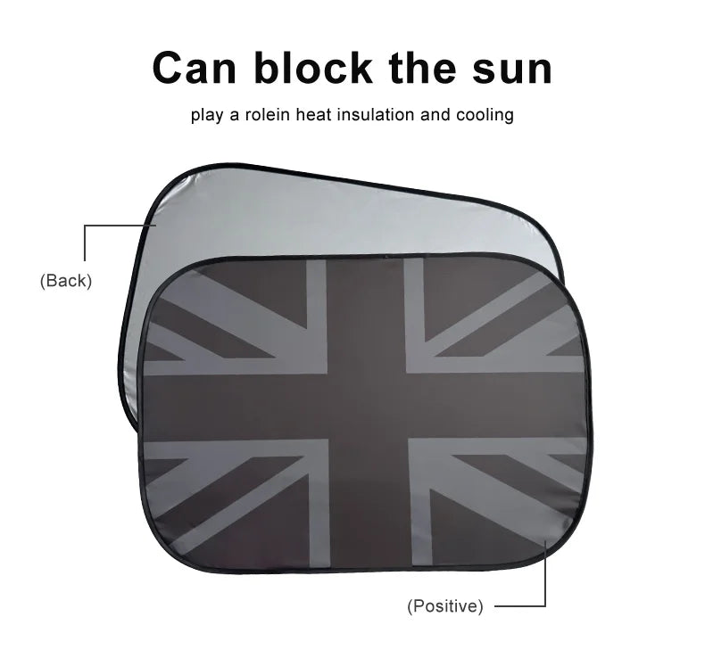 Car Sunroof Sunshade Cover For Mini Cooper F56 F60 F55 R56 R60 F65 F66 Sunscreen Protector UV Heat Isolate Foldable Accessories