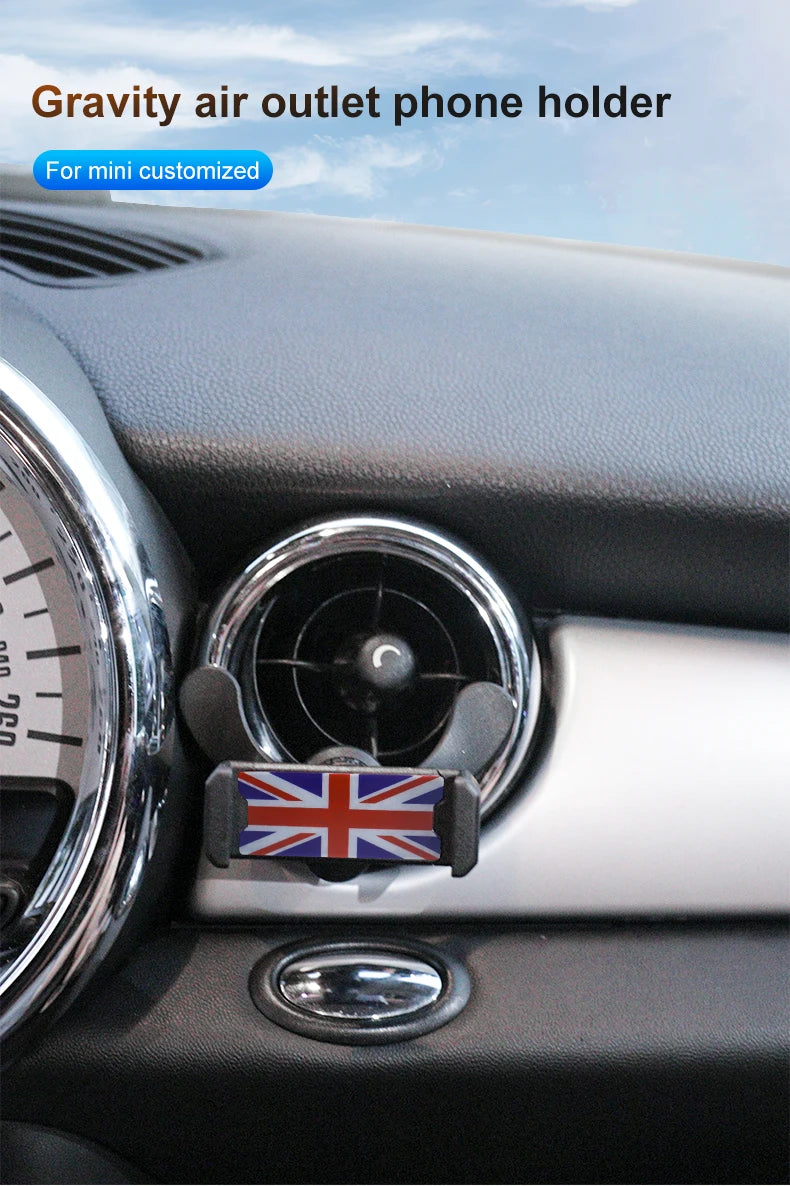 Phone Holder For MINI Cooper F54 F55 F56 F57 R55 R56 R57 R60 R50 R52 R53 Car Air Vent Outlet Car Mount Accessories ﻿