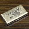 New 1 Retro Antiqued Bronze Cigarette Case 20pcs Capacity Cigarette Box Metal Cigarette Bag Outdoor Cigarette Storage