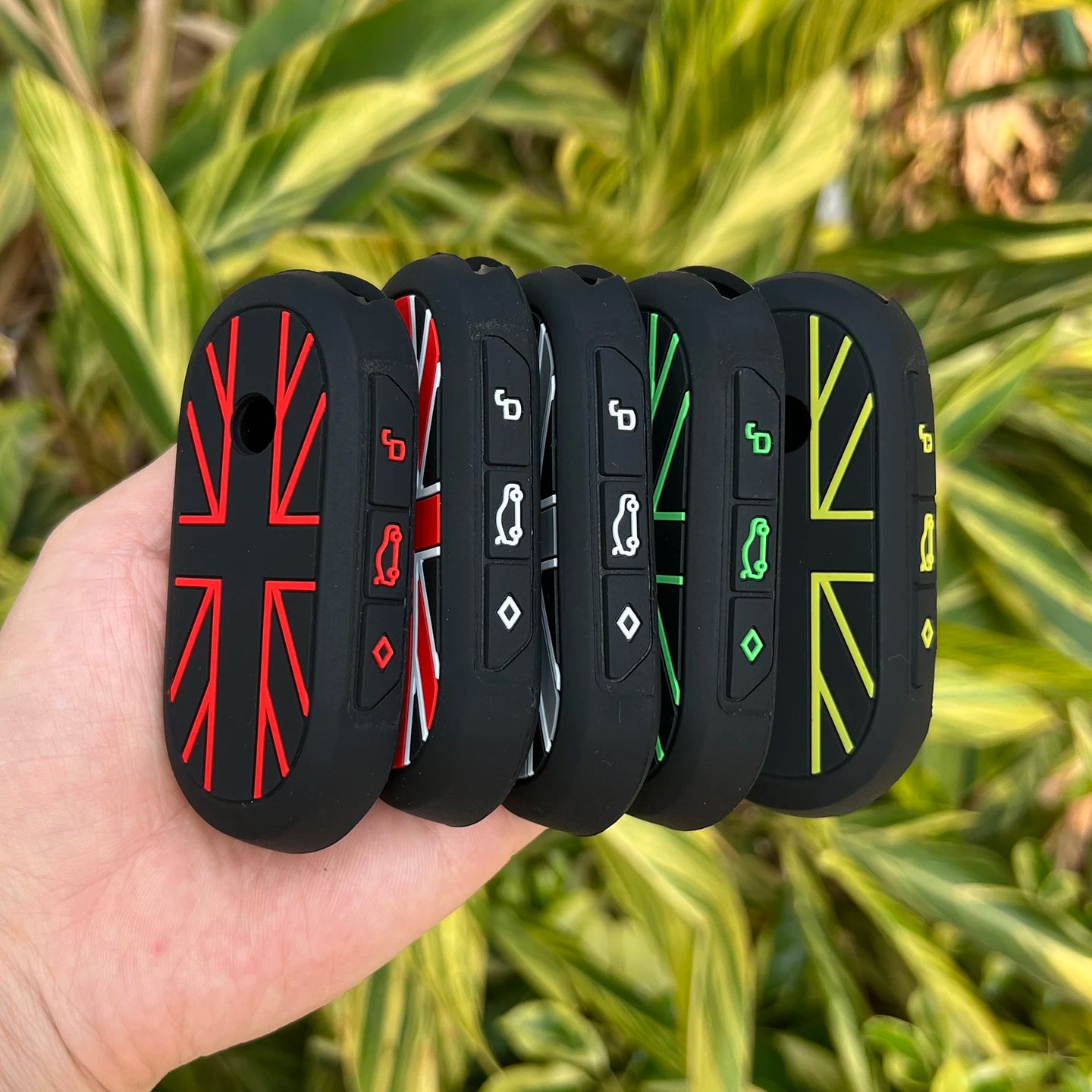 Car Key Case Protector for Mini Cooper U25 F65 F66 F67 J01 J05 Countryman Rubber Remote Cover Bag Keychain Accessories