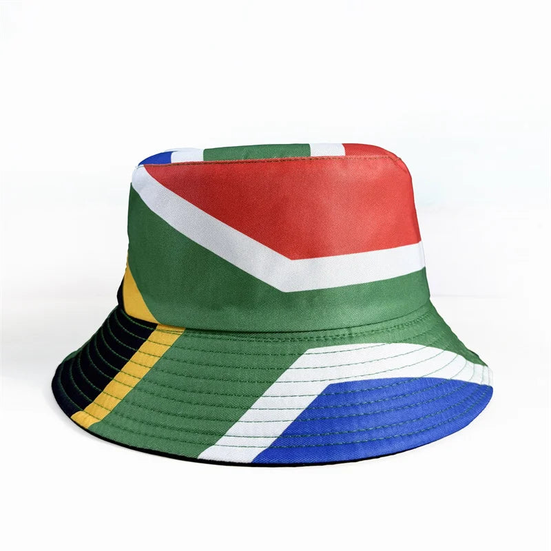 Countries National Flag Bucket Hat Men Women Football Fan Party Football Cup Reversible Sun Hat Soccer Fans